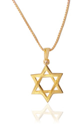 תליון מגן דוד זהב